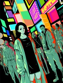 漫改剧《铅笔与胶片》详情图，素描稿与胶片并置